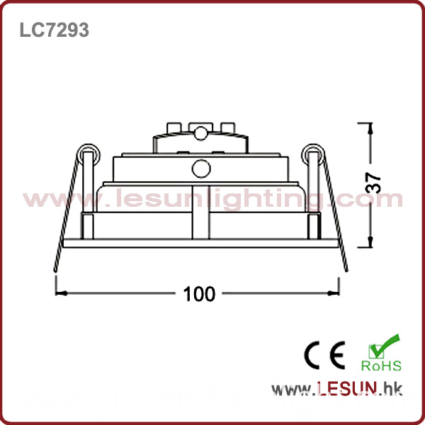 Recessed Instal 12V MR16 LED Downlight/Spotlight with White Housing LC7293